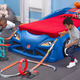 Illustration for article titled This Race Car Bed Is a Giant Extension Of Your Kids Hot Wheels Tracks